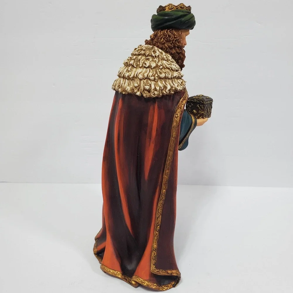 Wise Man Balthazar Figurine Christmas 11.5in Nativity Scene Biblical Christmas